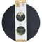 Hampton Art Wood Plank Round 15.75" Black, Wood Plaque, Wood Sign Blank, Wood Blanks, Wooden Plaques, Blank Wood Signs for Crafts, Wooden Sign Blank, Wood Planks for Crafts
